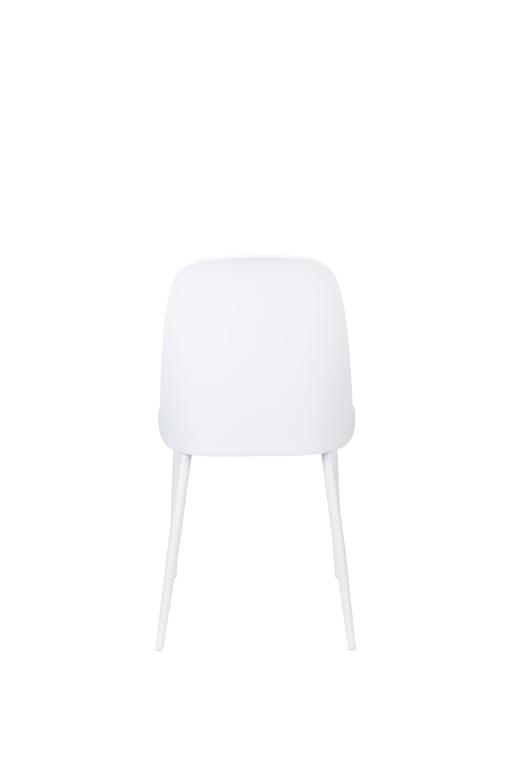 Set of 2 Pip All White Dining Chairs